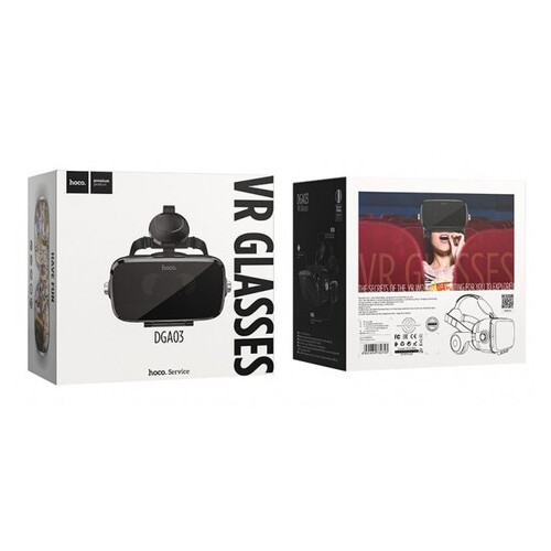 3D очки виртуальной реальности Hoco VR DGA03 Black (12736) фото №7