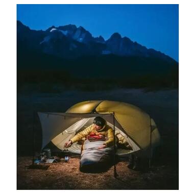 Палатка Naturehike сверхлегкая двухместная Mongar CNK2550WS016, 15D, серый (6927595770504) фото №6