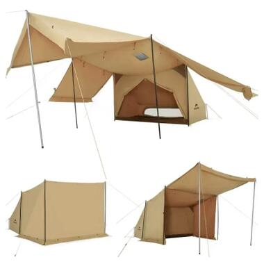 Палатка Naturehike одноместная с тентом CNK2450WS026, коричневый (6927595713334) фото №2