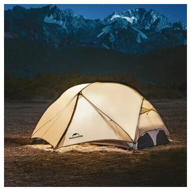 Палатка Naturehike одноместная ультралегкая Mongar UL CNK2550WS016, коричневый (6927595770368) фото №7