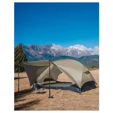 Палатка Naturehike одноместная ультралегкая Mongar UL CNK2550WS016, серый (6927595770382) фото №3