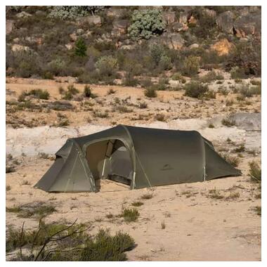 Палатка Naturehike трехместная Opalus, UL, CNK2450WS036, темно-зеленый (6927595795910) фото №4