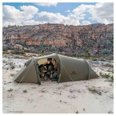 Палатка Naturehike трехместная Opalus, UL, CNK2450WS036, темно-зеленый (6927595795910) фото №3