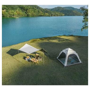 Палатка Naturehike трехместная автоматическая Ango CNK2550WS010, S, коричневый (6927595785591) фото №3
