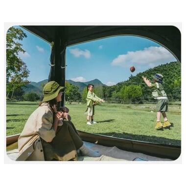 Палатка Naturehike трехместная автоматическая с тентом Ango CNK2550WS01 S, коричневый (6927595785560) фото №6