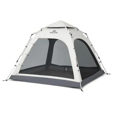 Палатка Naturehike четырехместная автоматическая Ango CNK2550WS010, серый (6975641888222) фото №1