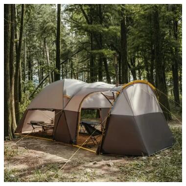 Палатка Naturehike шестиместная KOTA 6, CNK2450WS031, 75D, светло-коричневый (6927595760666) фото №10
