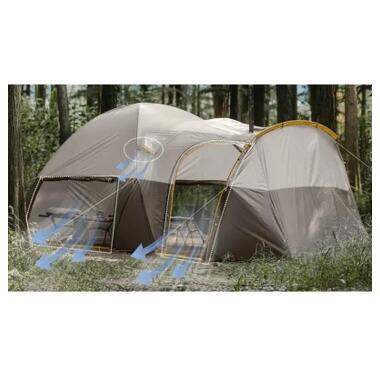 Палатка Naturehike шестиместная KOTA 6, CNK2450WS031, 75D, светло-коричневый (6927595760666) фото №4