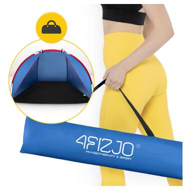 Палатка пляжная 4FIZJO 200 x 115 см Blue/Red (P-5905973405171)  фото №3