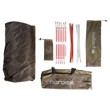 Палатка Nordisk Halland 2 PU (2.0) Dark Olive Green (10921206) фото №3