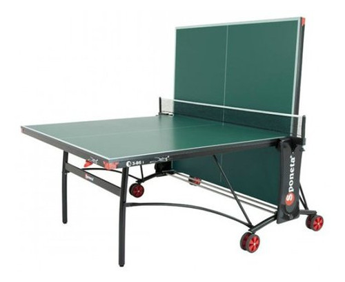 Теннисный стол Sponeta S 3 - 86 i Зеленый 19 мм опоры: белые/черные фото №2