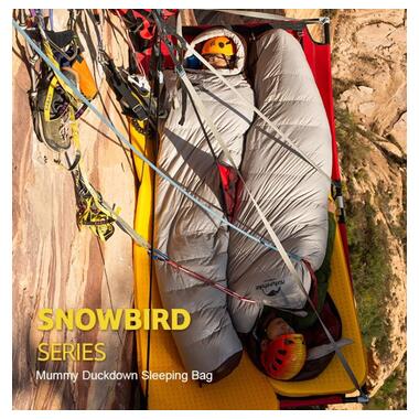 Спальник пуховий Naturehike Snowbird 7 розмір М хакі NH20YD001 (6927595762127) фото №6