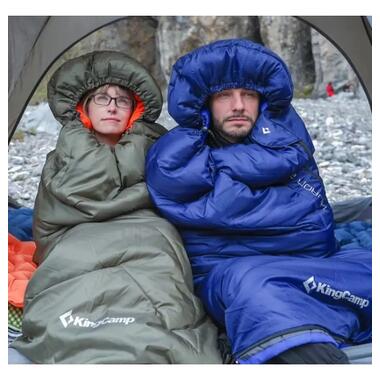Спальный мешок KingCamp Huron 250 Navy (KS2421_NAVY_L) фото №3