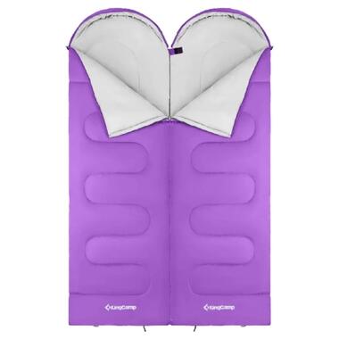 Спальный мешок KingCamp Oasis 250 Purple (KS3121_PURPLE_L_01) фото №3