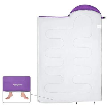 Спальный мешок KingCamp Oasis 250 Purple (KS3121_PURPLE_L_01) фото №2