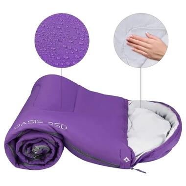 Спальный мешок KingCamp Oasis 250 Purple (KS3121_PURPLE_L_01) фото №4