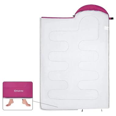 Спальный мешок KingCamp Oasis 250 Rosered (KS3121_ROSERED_L_01) фото №2