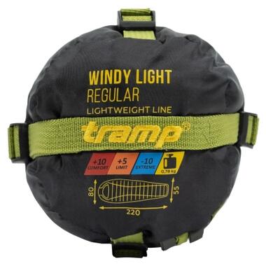 Спальный мешок Tramp Windy Light кокон правый olive (UTRS-055-olive-R) фото №10