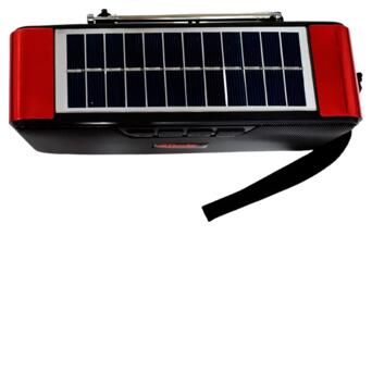 Радіоприймач на сонячній батареї портативний RSDO RD-L2US Solar з Bluetooth, USB, TF червоний (24407-RD-L2US_721) фото №3