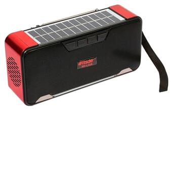 Радіоприймач на сонячній батареї портативний RSDO RD-L2US Solar з Bluetooth, USB, TF червоний (24407-RD-L2US_721) фото №4