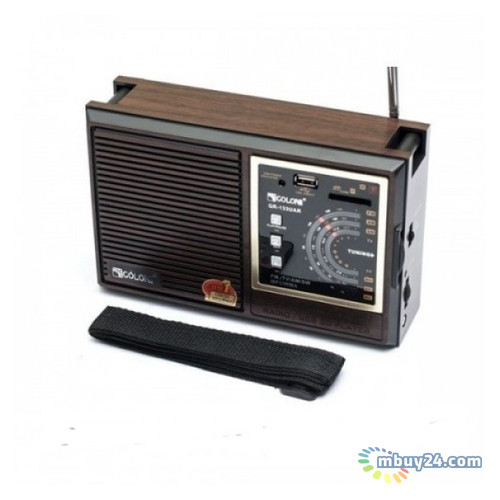 Радиоприемник Golon RX-9922UAR Черно-коричневый фото №1