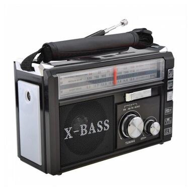 Радіоприймач портативний Golon RX-381 MP3 USB, чорний фото №1