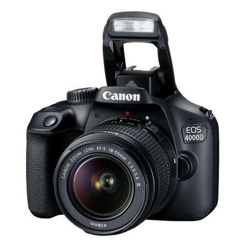 Цифрова дзеркальна фотокамера Canon EOS 4000D об'єктив 18-55 DC III (JN633011C004) фото №3