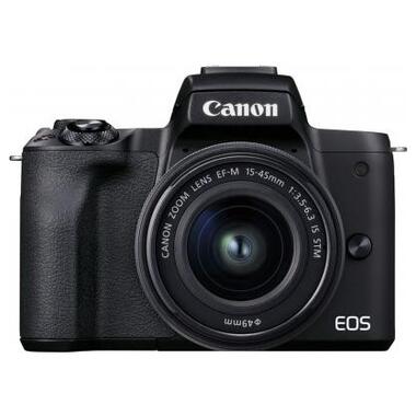 Цифровий фотоапарат CANON EOS M50 Mk2 15-45 IS STM Kit Black (4728C043) фото №2