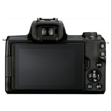 Цифровий фотоапарат CANON EOS M50 Mk2 15-45 IS STM Kit Black (4728C043) фото №3