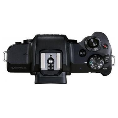 Цифровий фотоапарат CANON EOS M50 Mk2 15-45 IS STM Kit Black (4728C043) фото №4