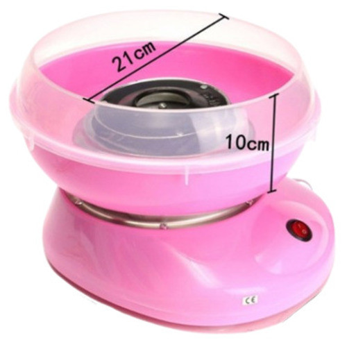 Апарат для виготовлення цукрової вати маленький Candy Maker 500 Вт рожевий (Candy Maker_586) фото №3