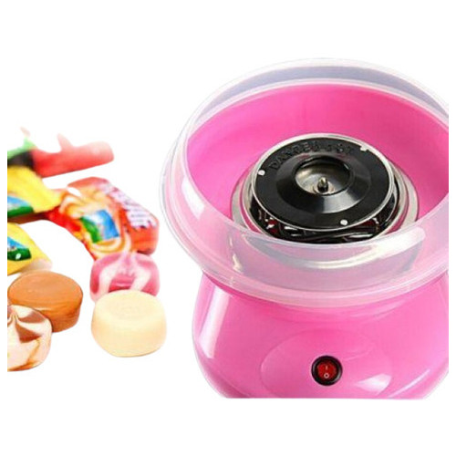 Апарат для виготовлення цукрової вати маленький Candy Maker 500 Вт рожевий (Candy Maker_586) фото №4