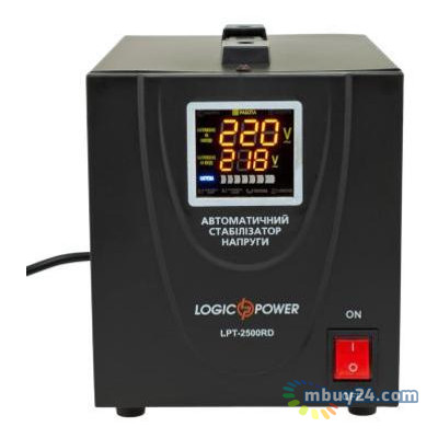 Стабилизатор LogicPower LPT-2500RD Black (4438) фото №1