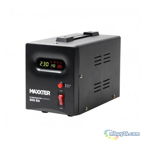 Стабілізатор Maxxter MX-AVR-S500-01 500VA фото №1