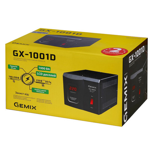 Стабілізатор напруги Gemix GX-1001D фото №4