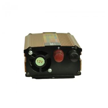 Інвертор перетворювач напруги з 12V на 220V XPRO Power-One Plus 500W золотий (41425-_710) фото №3