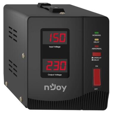 Стабилизатор напряжения nJoy Alvis 1000 (AVRL-10001AL-CS01B) AVR, 1 розетка (Alvis 1000) фото №3