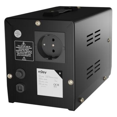 Стабилизатор напряжения nJoy Alvis 1000 (AVRL-10001AL-CS01B) AVR, 1 розетка (Alvis 1000) фото №4