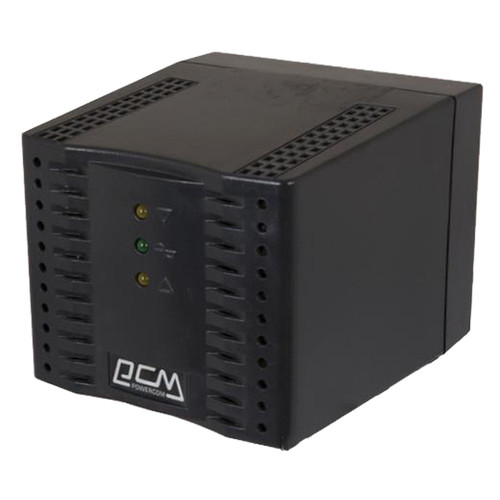 Стабілізатор напруги Powercom TCA-3000 Black фото №2