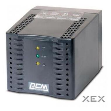 Стабілізатор напруги PowerCom TCA-3000 чорний, 1500Ват (TCA-3K0A-6GG-2261) фото №2