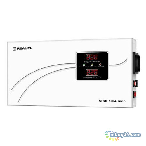 Стабілізатор Real-El Stab SLIM-1000 White (EL122400007) фото №1