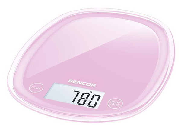 Ваги кухонні Sencor SKS-38RS 5 кг Рожеві фото №1
