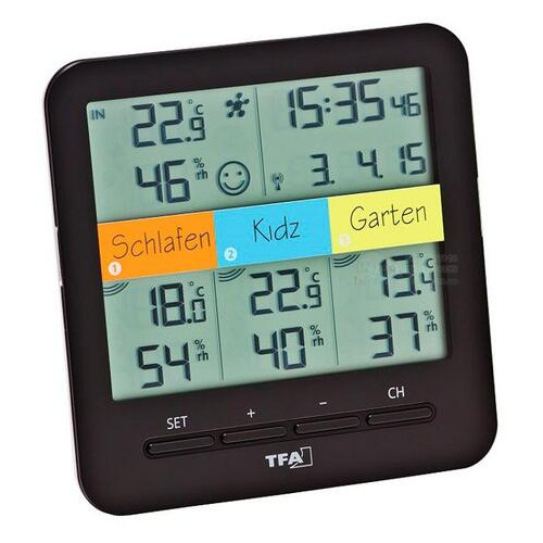 Термогігрометр TFA Klima Home WeatherHub 30306001.IT фото №1