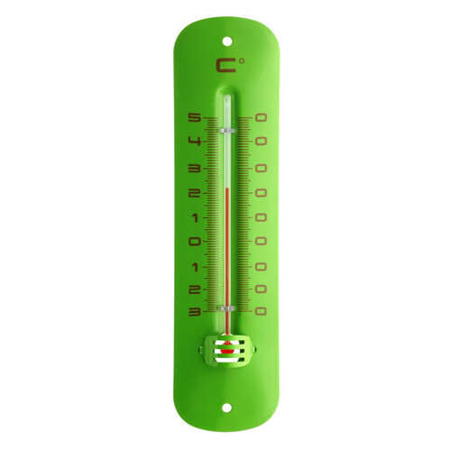 Термометр вуличний/кімнатний TFA метал зелений 192х50 мм 12205104 фото №1