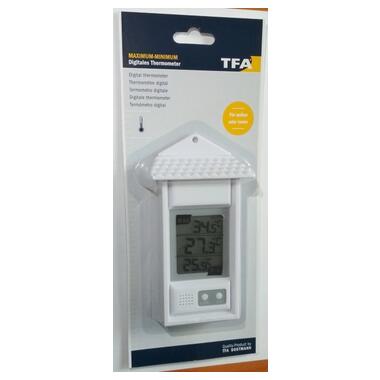 Термометр уличный/комнатный цифровой TFA Max-Min 150х81х30 мм 301039 фото №2