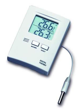 Термометр цифровий TFA зовнішній провідний датчик 301012 фото №1