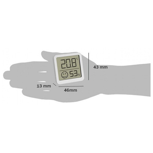 Термогігрометр цифровий TFA, білий, 46х13х43 мм (30505302) фото №4