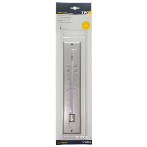 Термометр вуличний/кімнатний TFA, алюміній, 297х59 мм (12204154) фото №2