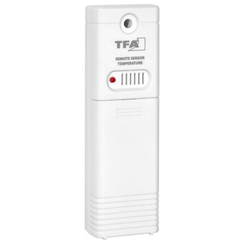 Термометр цифровий TFA Fun, чорний, зовнішній радіодатчик, 88x19x88 мм (30306801) фото №3
