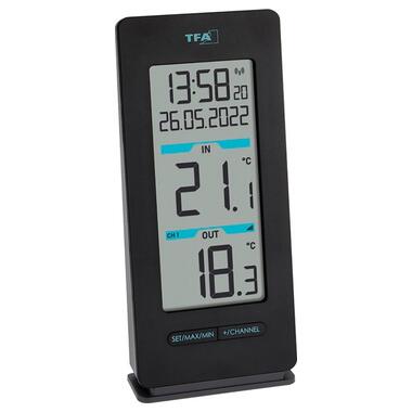 Термометр цифровий TFA BUDDY, зовнішній радіодатчик, 150х30х69 мм (30307201) фото №3